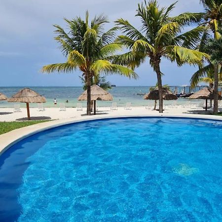 Oceanfront Condo At Unique Location Cancún Extérieur photo